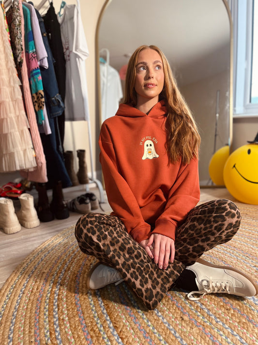 BOYFRIEND FIT GHOST HOODIE