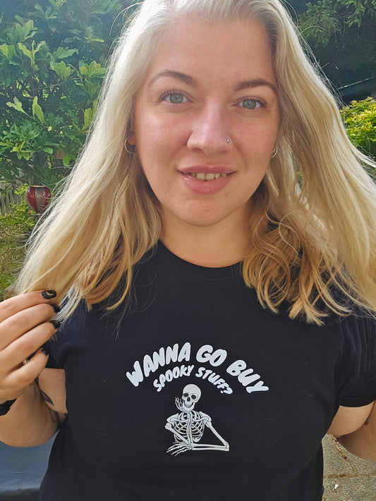 WANNA GO BUY SPOOKY T-SHIRT