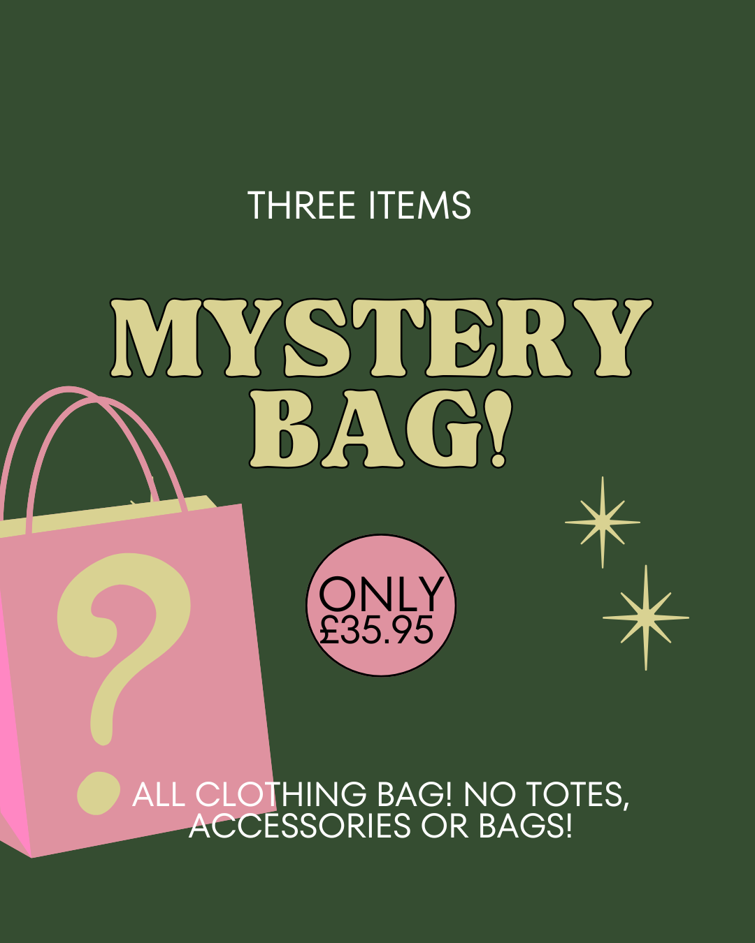 3 ITEM PAPERPRESS MYSTERY BAG!