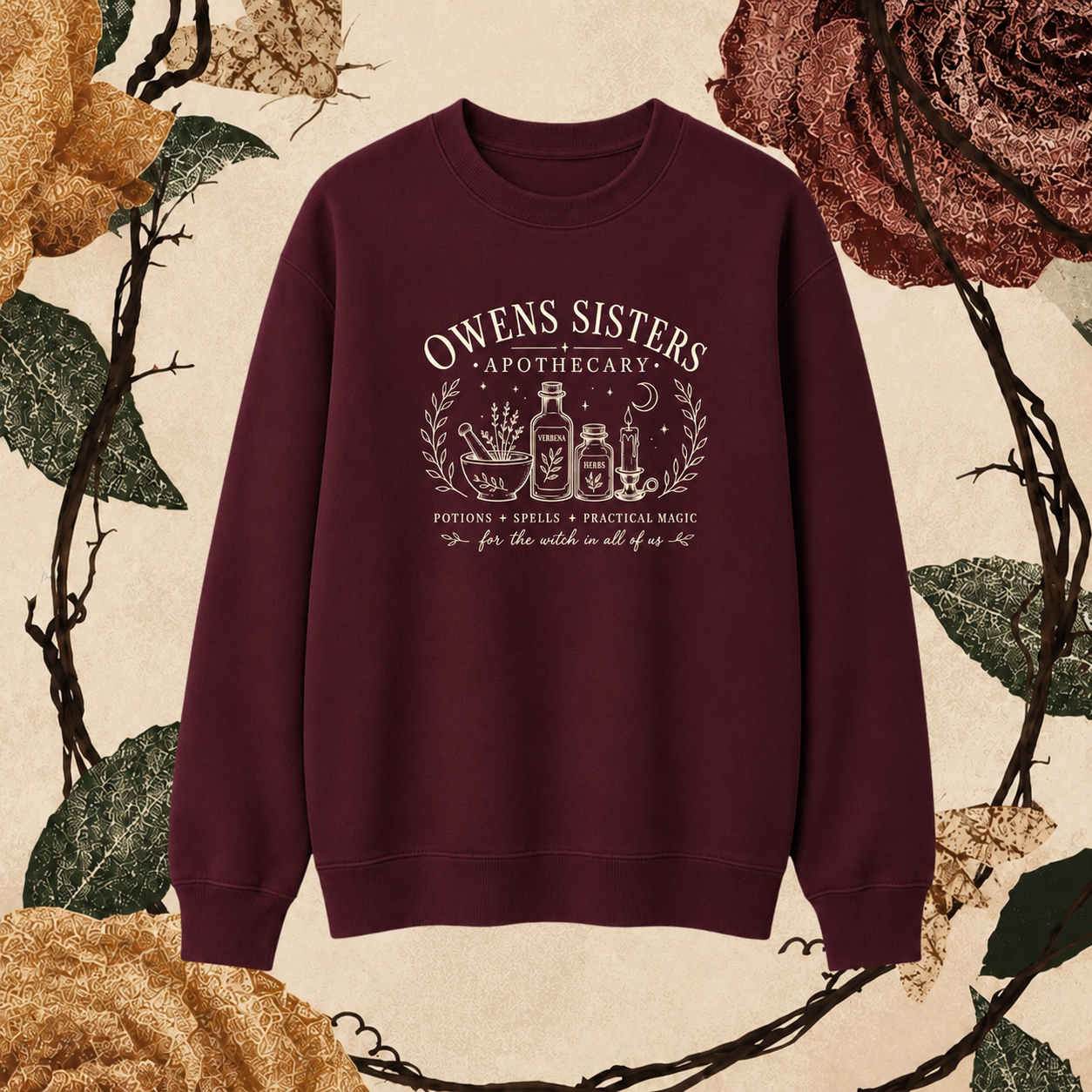 Practical Magic Coded – Owens Sisters Apothecary Sweater