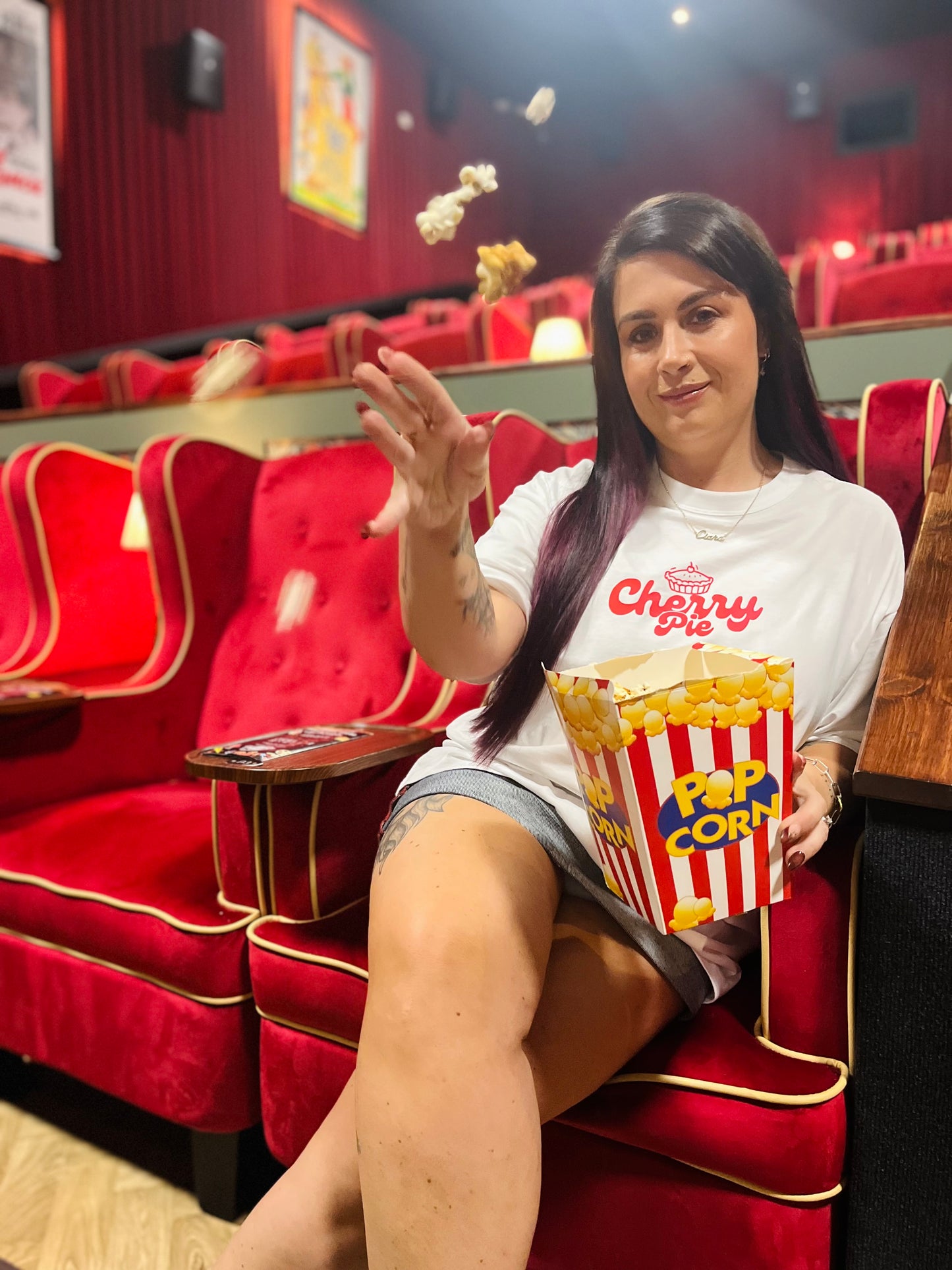 CHERRY PIE BOYFRIEND FIT TEE