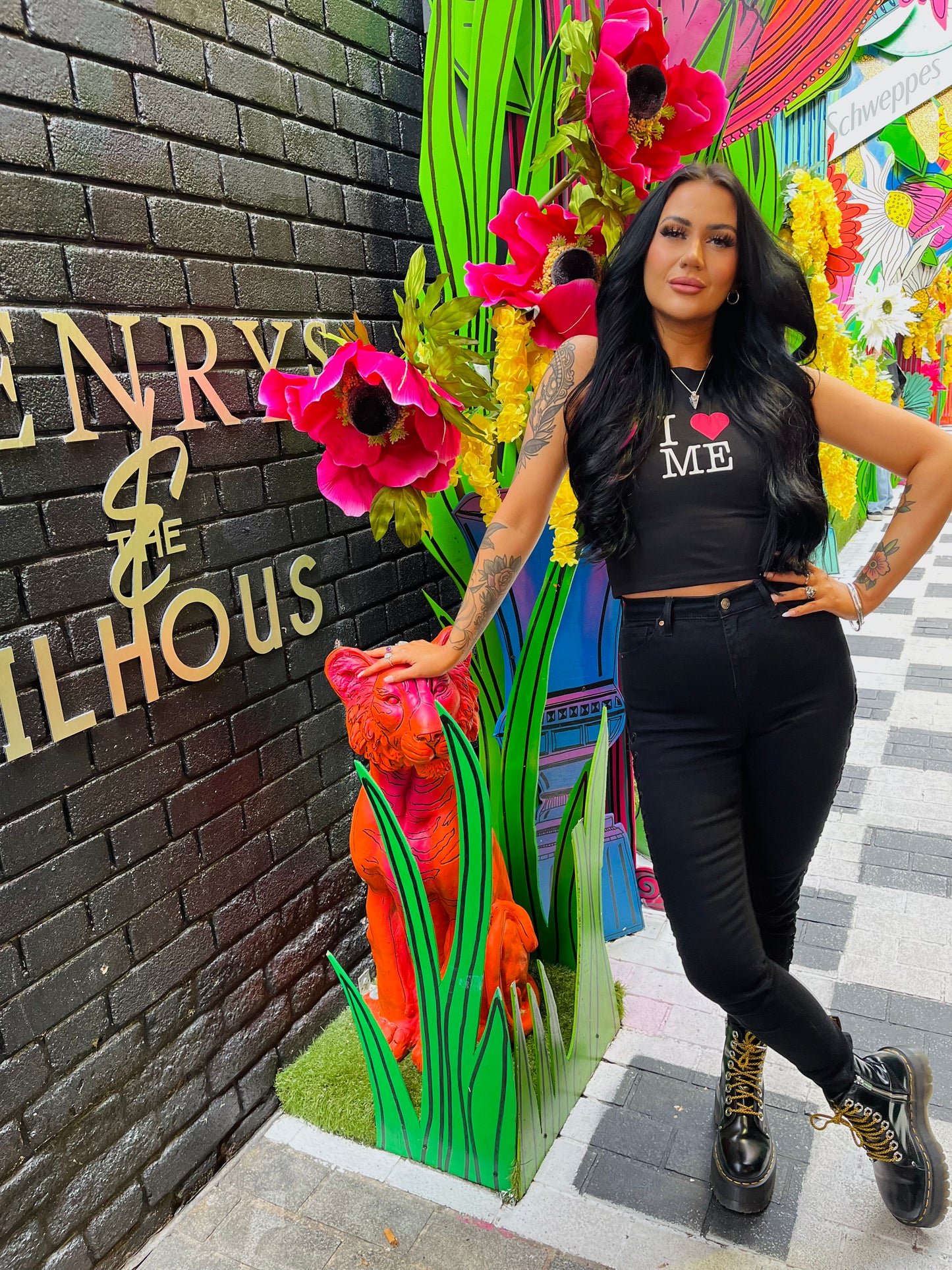 I LOVE ME CROPPED TOP