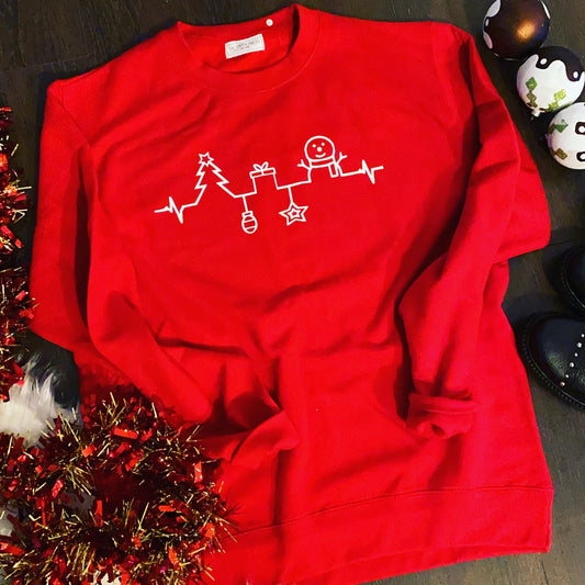 CHRISTMAS SKYLINE SWEATER-ThePaperPress