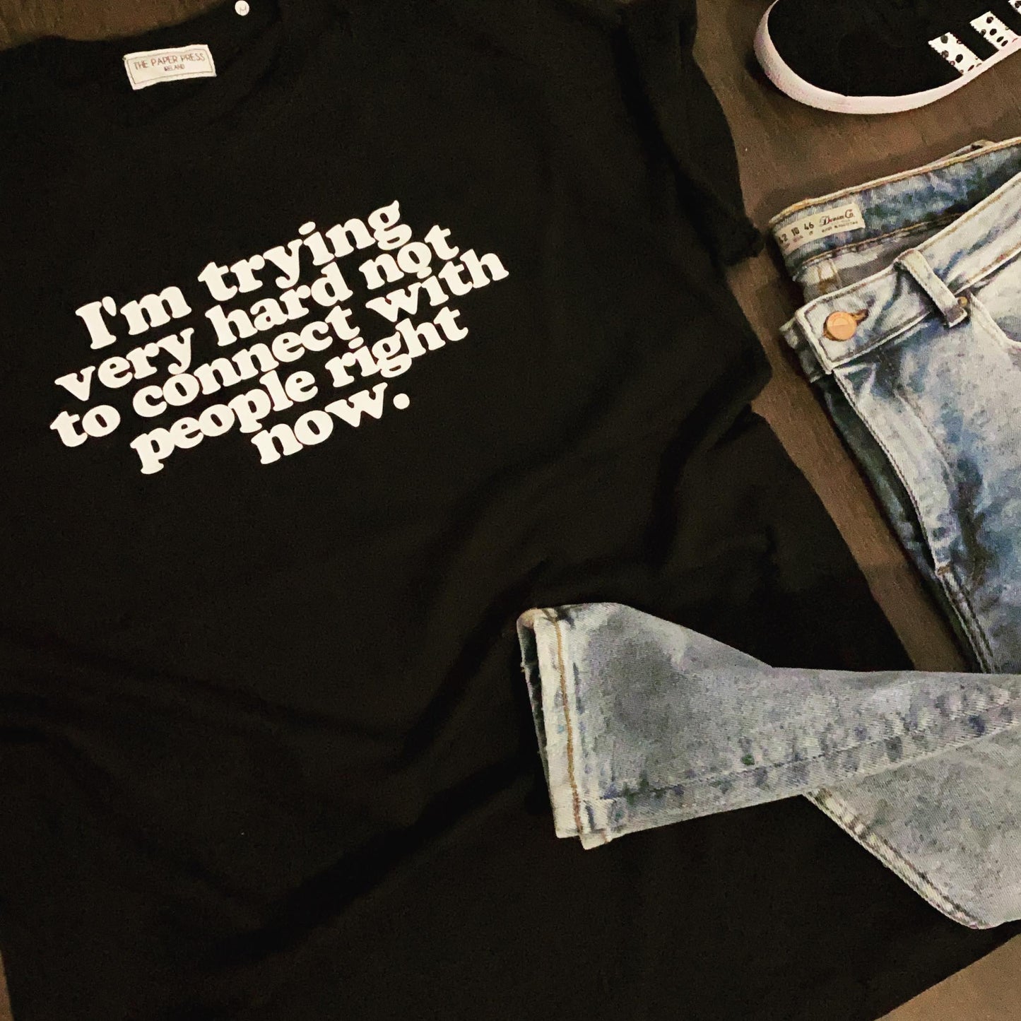 CONNECT WITH PEOPLE TEE-ThePaperPress