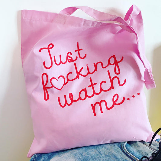 JUST F♥CKING WATCH ME SHOPPER-ThePaperPress