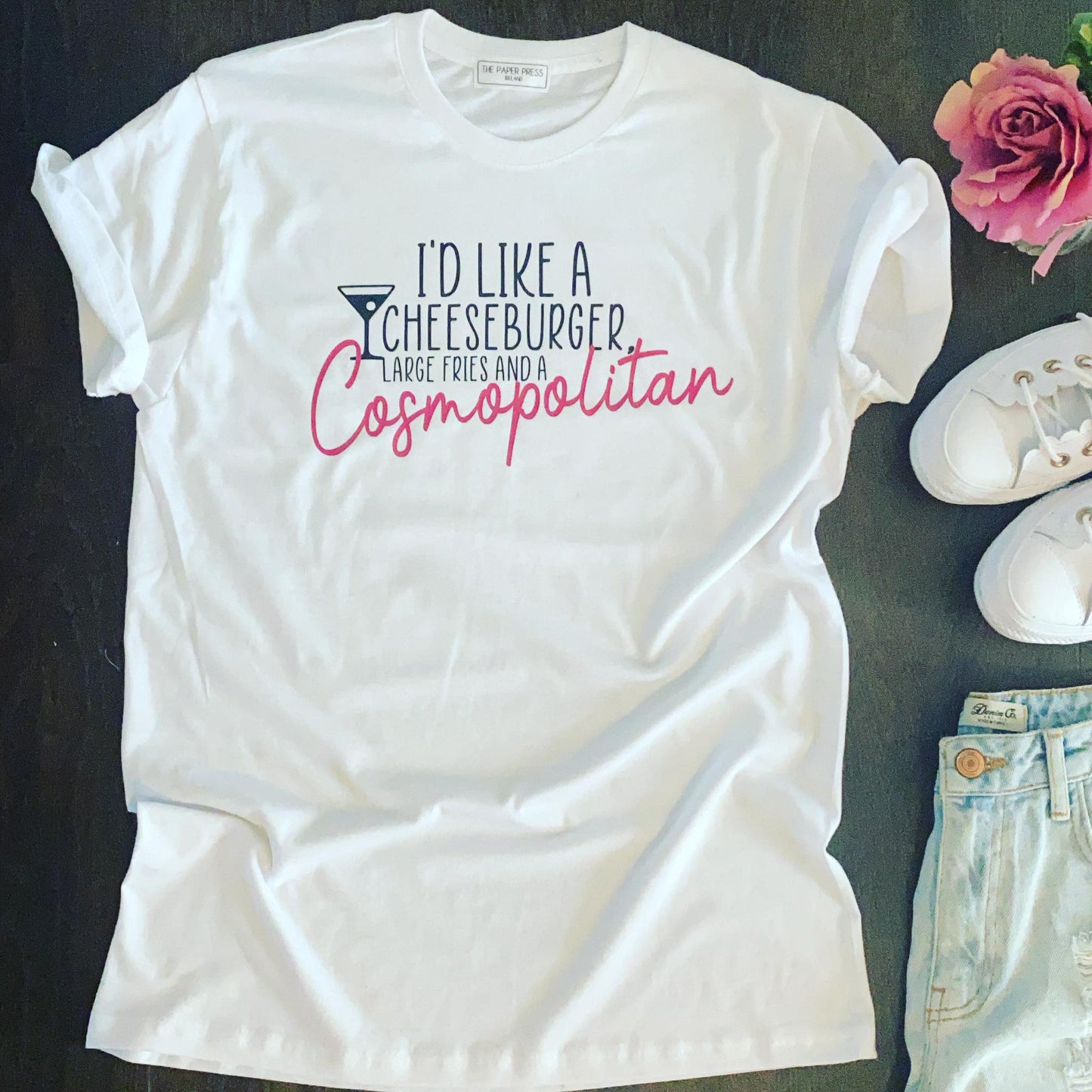 I'D LIKE A CHEESEBURGER TEE-ThePaperPress