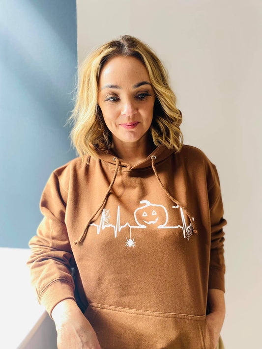 HALLOWEEN SKYLINE HOODIE-ThePaperPress