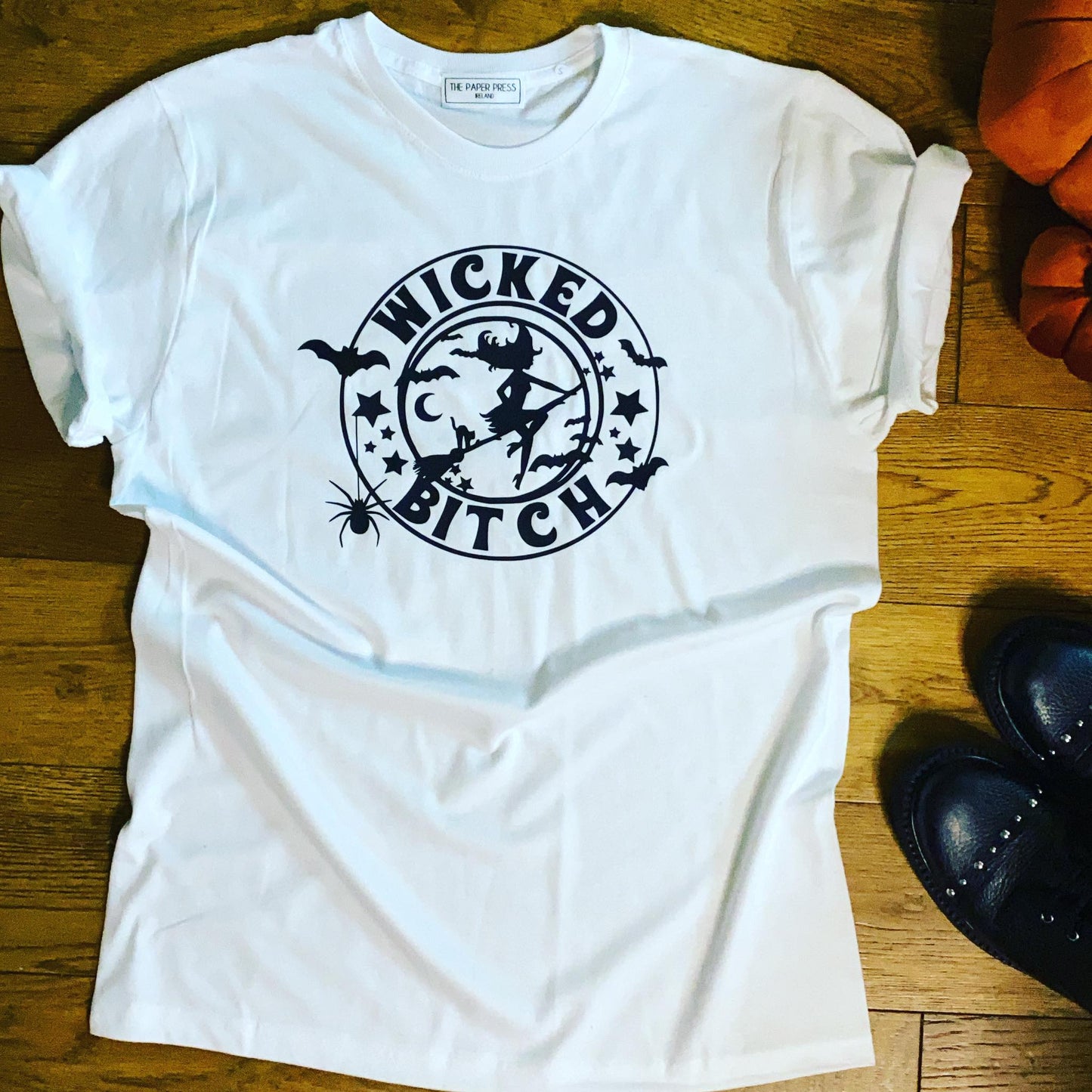 WICKED BITCH HALLOWEEN TEE-ThePaperPress