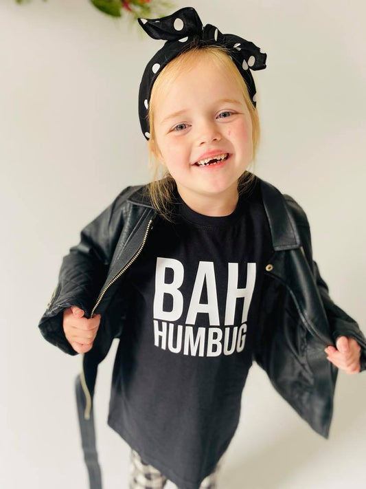 BAH HUMBUG KIDS TEE-ThePaperPress