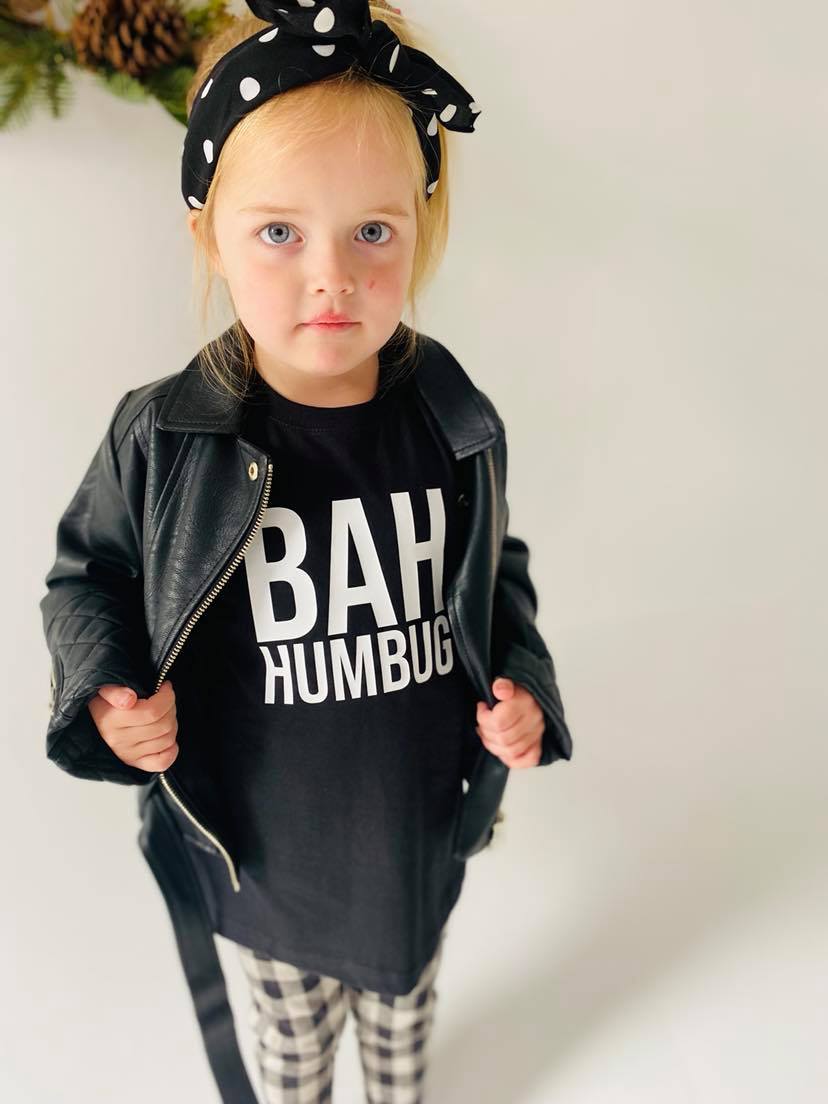 BAH HUMBUG KIDS TEE-ThePaperPress