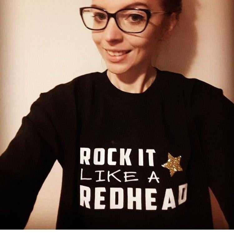 ROCK IT LIKE A REDHEAD SWEATER