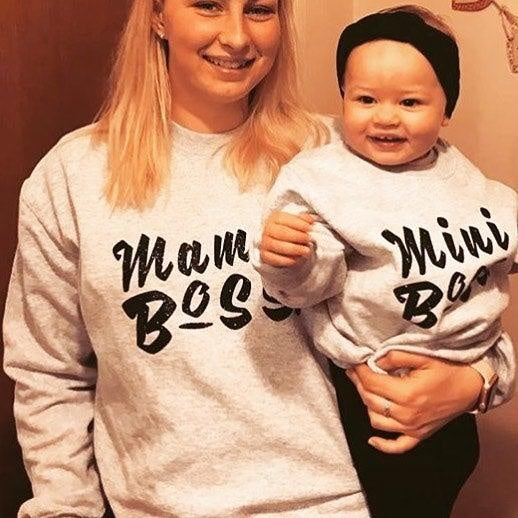 MAMA BOSS & MINI BOSS TWIN SET