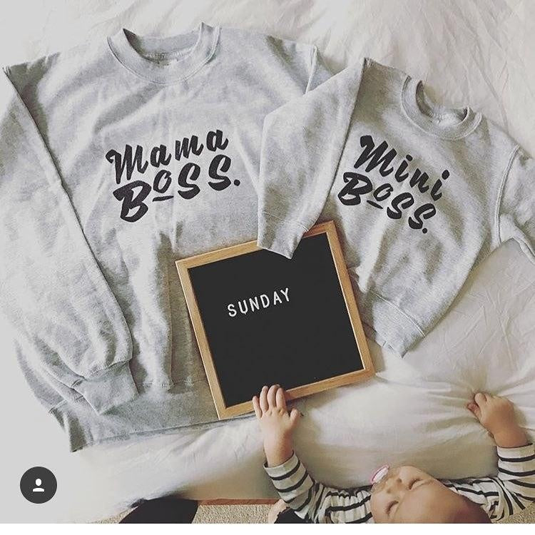 boss and mini boss shirts