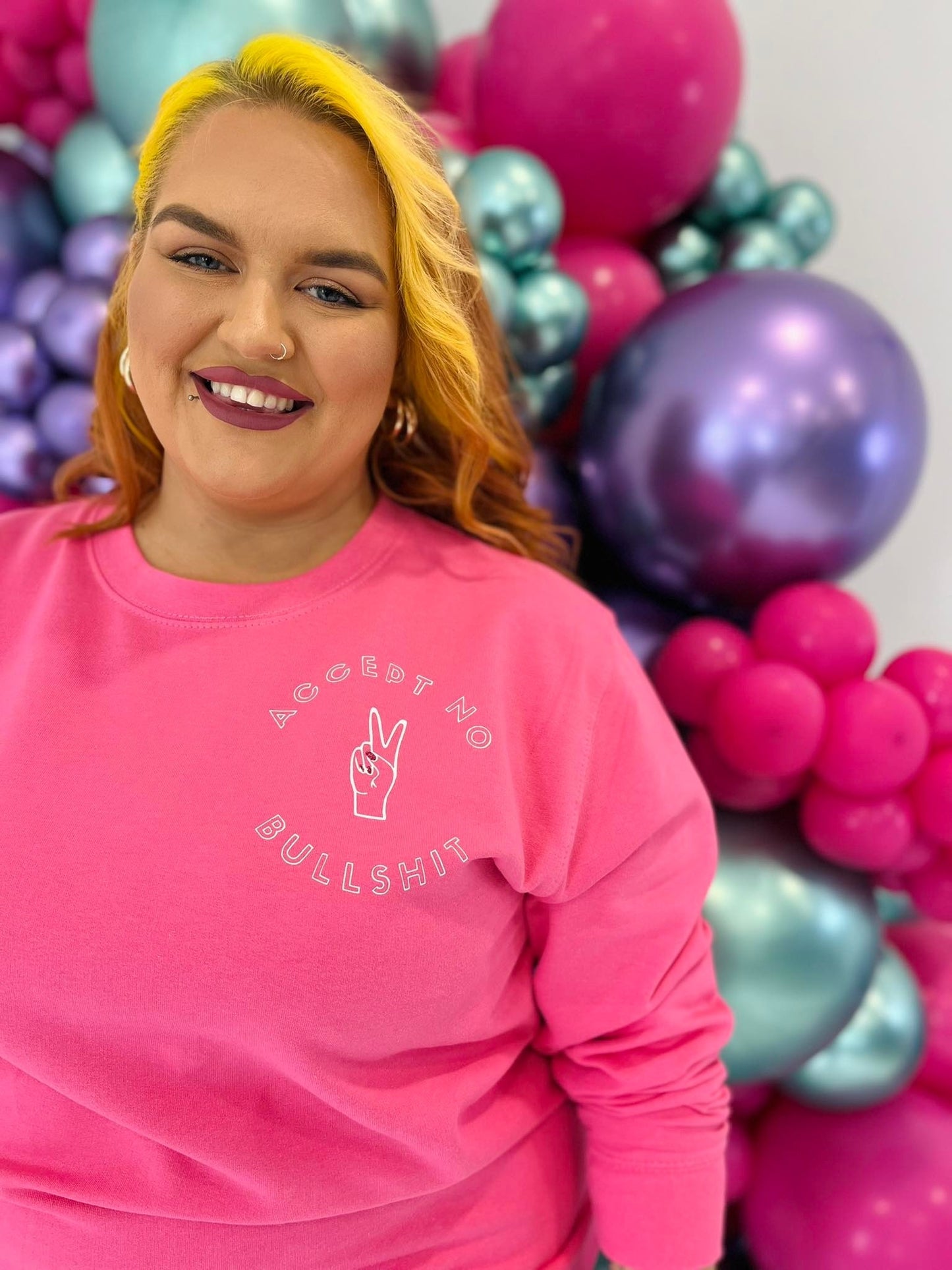 ACCEPT NO BULLSHIT SWEATER