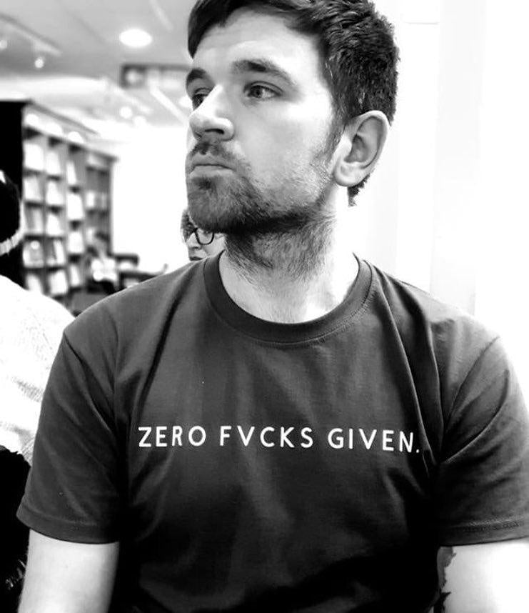 ZERO FVCKS GIVEN TEE
