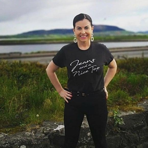 JEANS AND A NICE TOP TEE