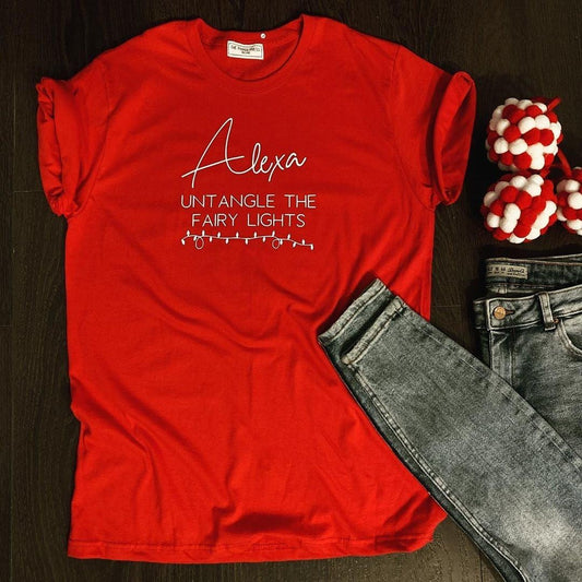 ALEXA UNTANGLE THE FAIRY LIGHTS TEE