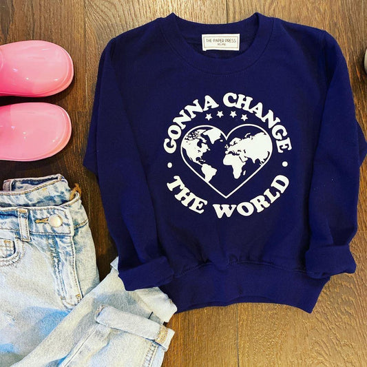 GONNA CHANGE THE WORLD KIDS SWEATER