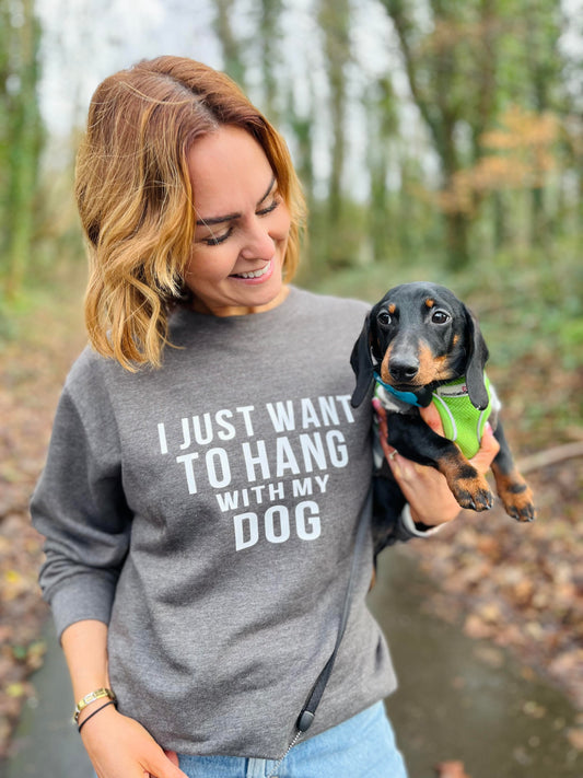 HANG WITH MY DOG SWEATER