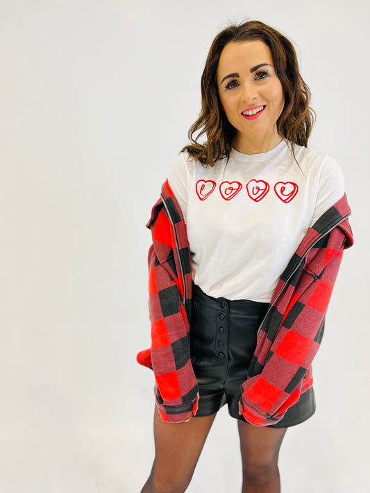 LOVE HEARTS TEE-ThePaperPress