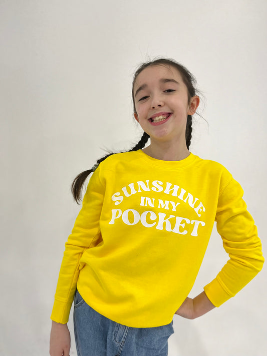 SUNSHINE IN MY POCKET KIDS SWEATER