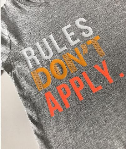 RULES DON'T APPLY KIDS TEE