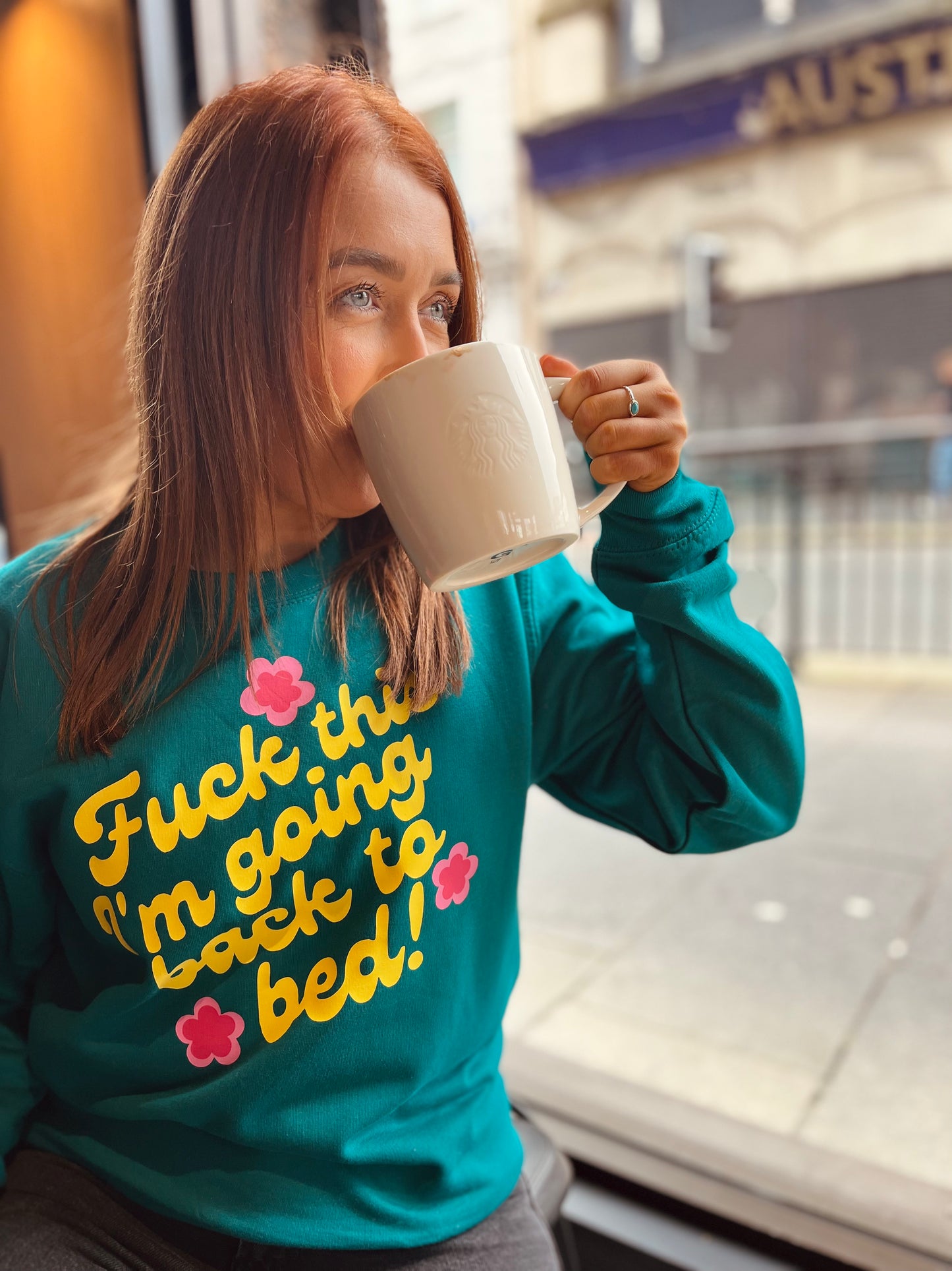 FUCK THIS I'M GOING BACK TO BED SWEATER