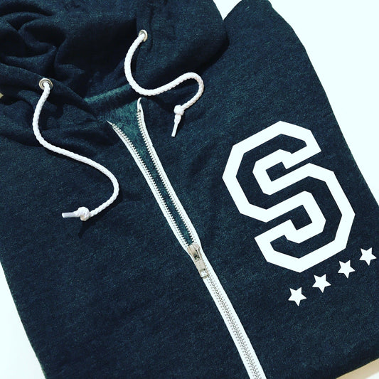 CUSTOM | ZIP-UP INITIAL HOODIE