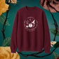 There’s a little witch in all of us sweater in burgundy with cream text 