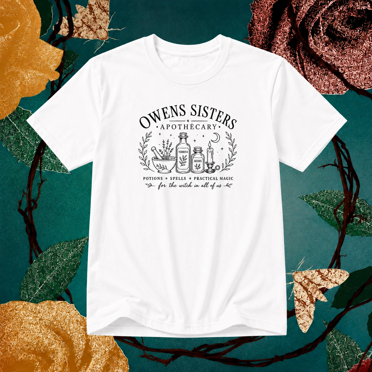 Practical Magic Coded Apothecary Tee