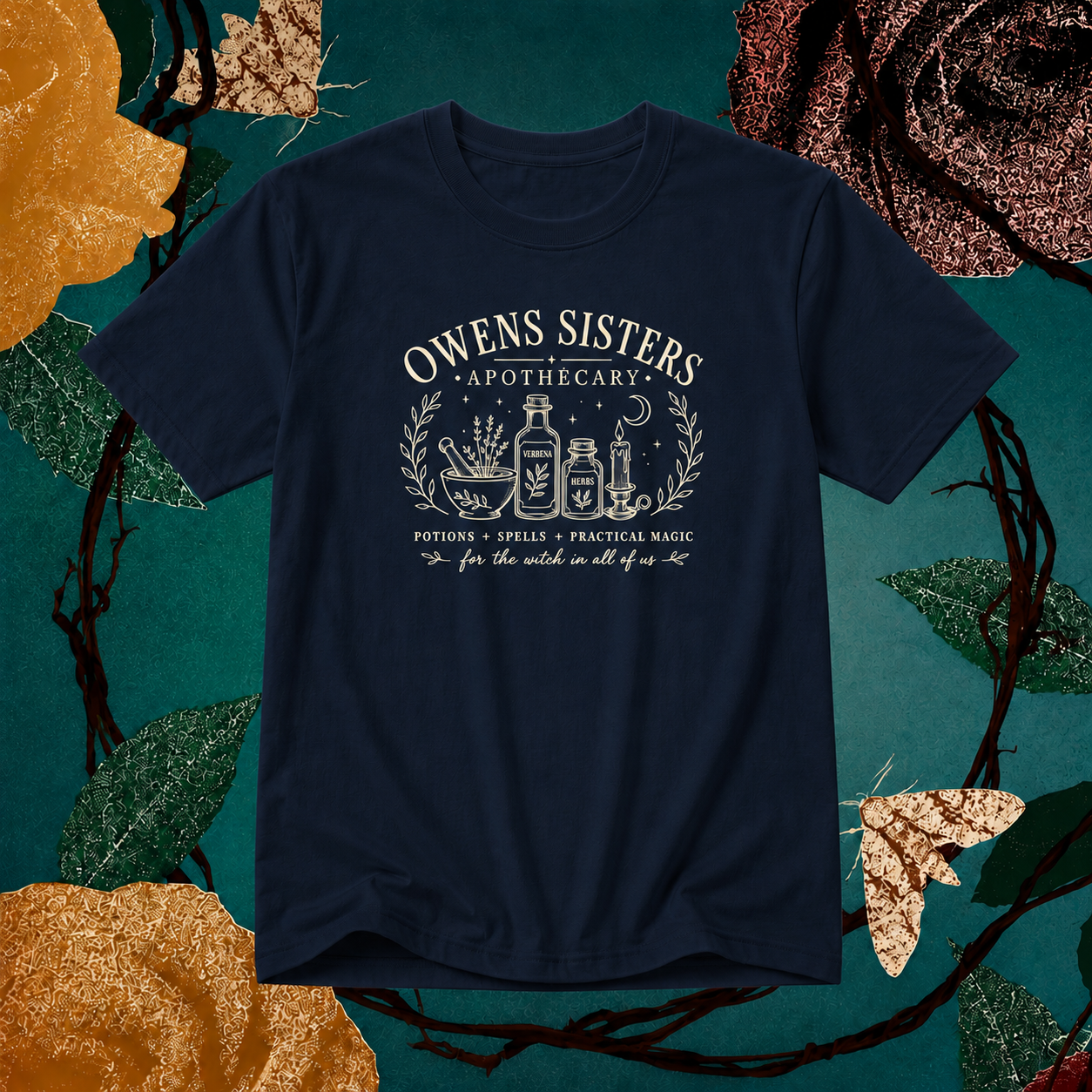 Practical Magic Coded Apothecary Tee
