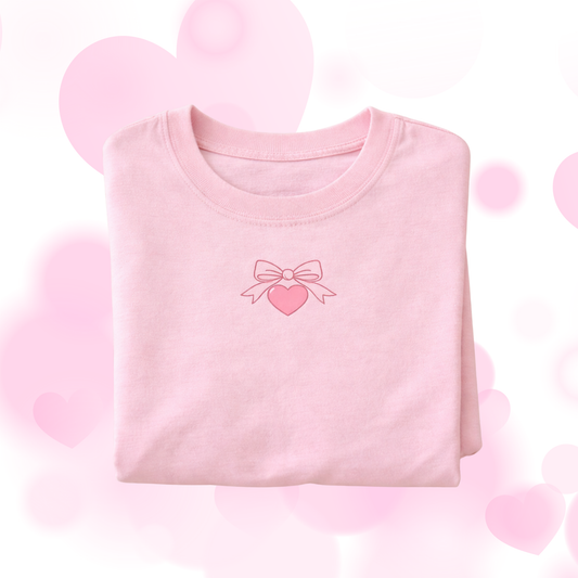 HEART & BOW T-SHIRT
