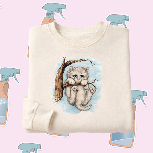 90s CAT SWEATER
