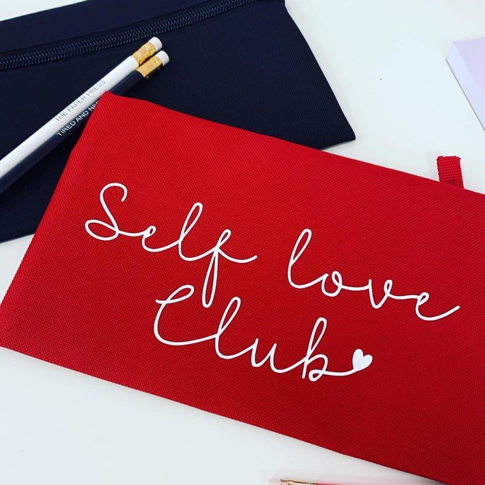 SELF LOVE CLUB PENCIL CASE