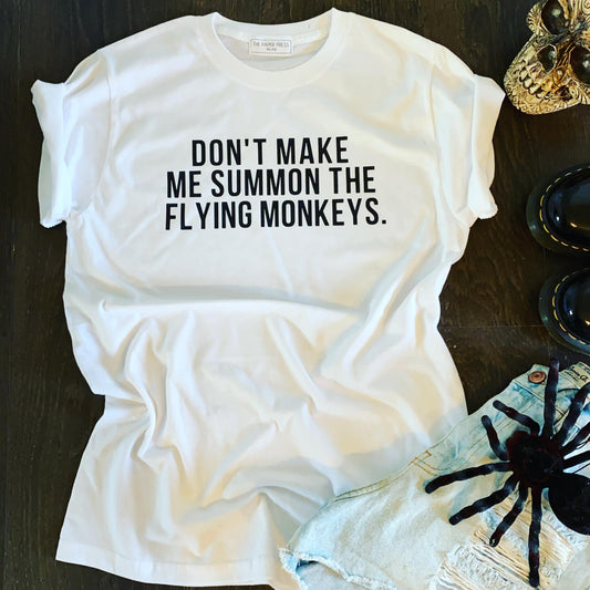 FLYING MONKEYS HALLOWEEN TEE-ThePaperPress