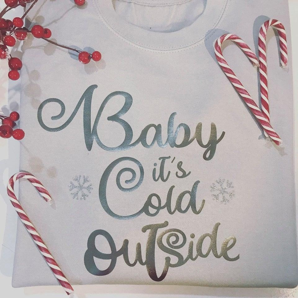 BABY IT'S COLD OUTSIDE CHRISTMAS SWEATER