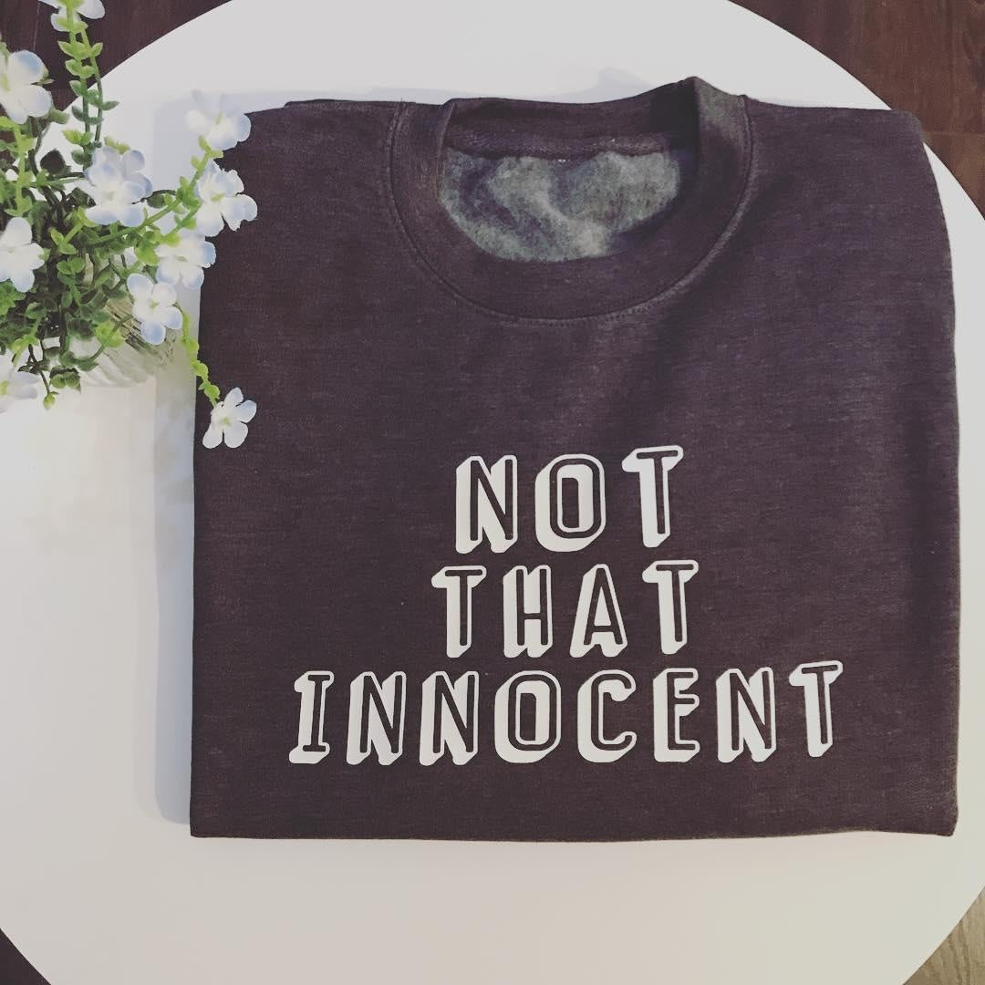 NOT THAT INNOCENT SWEATER