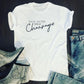 SAVE WATER DRINK CHAMPAGNE TEE