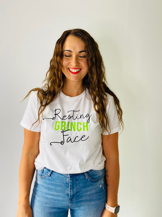 RESTING GRINCH FACE TEE