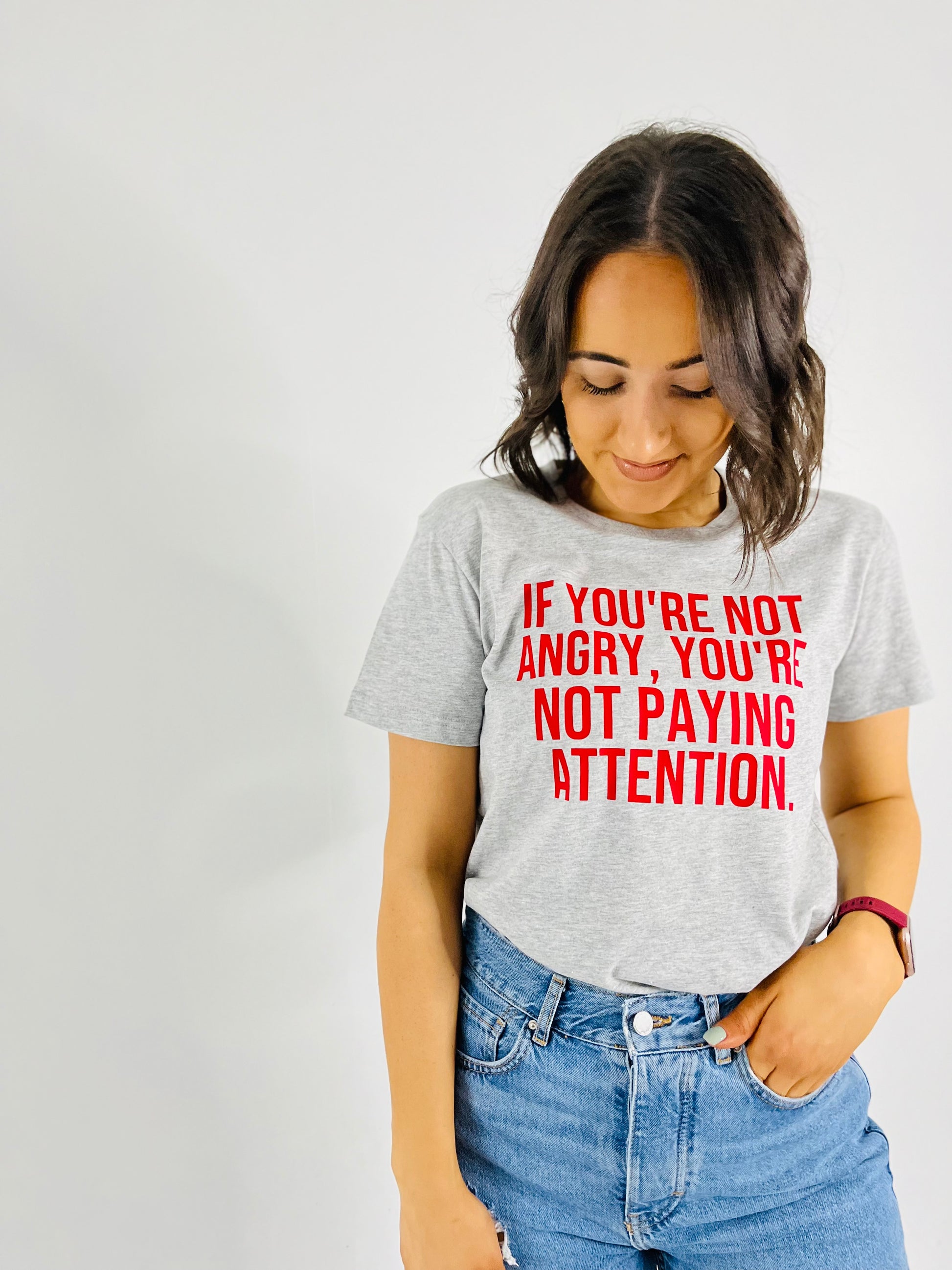 IF YOU'RE NOT ANGRY TEE | NEW-ThePaperPress