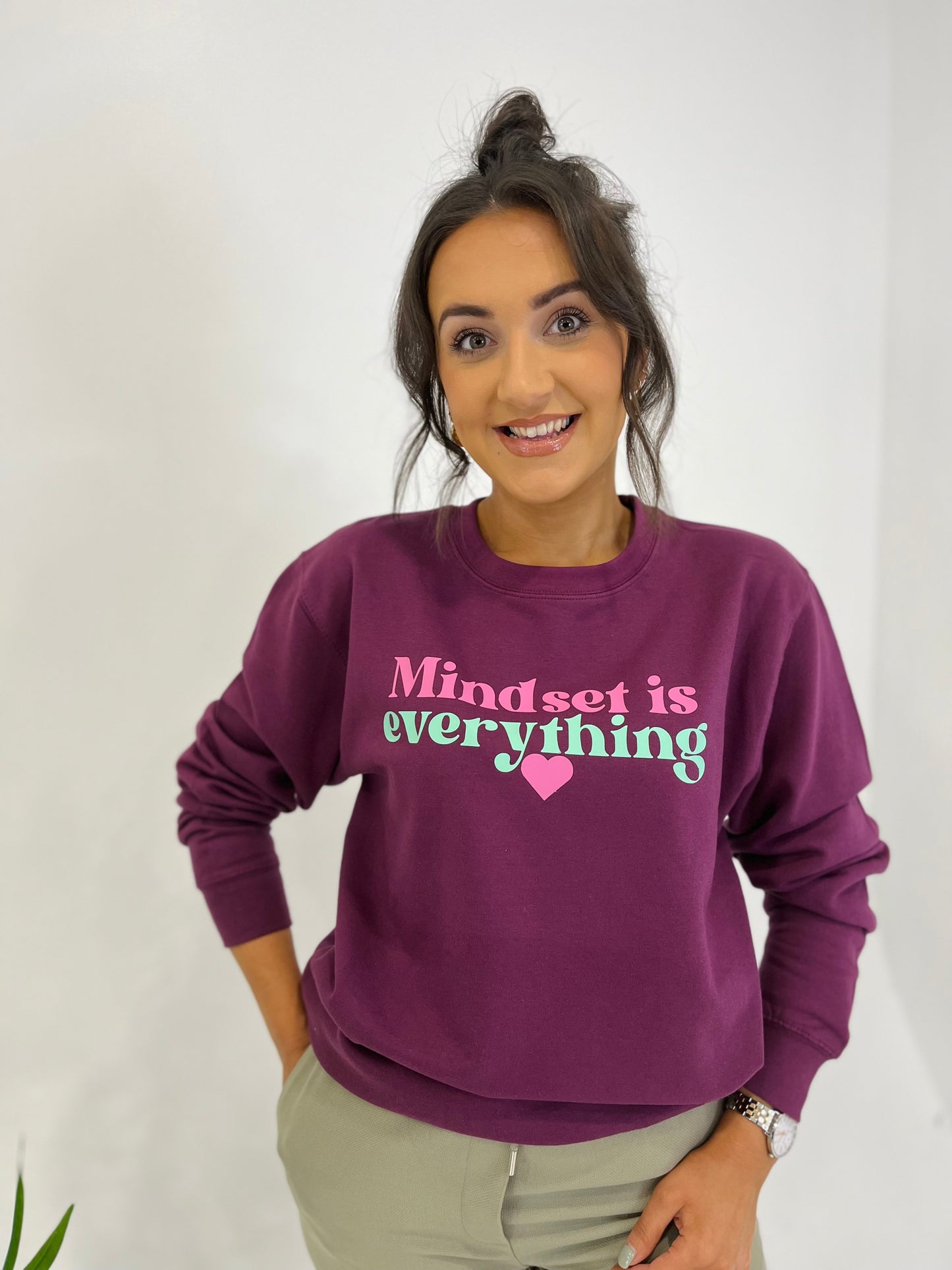 MINDSET IS EVERYTHING SWEATER