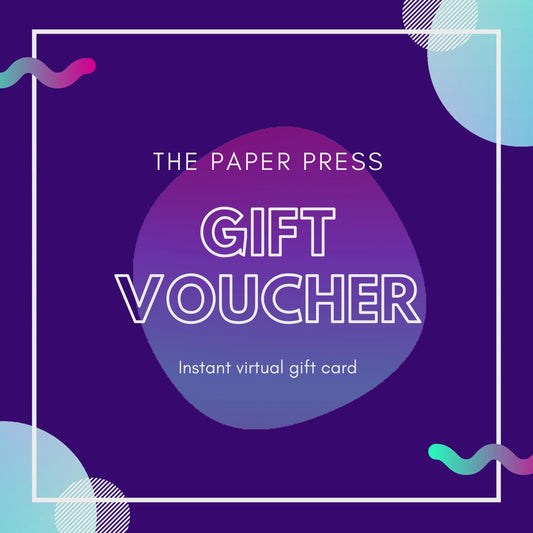 THE PAPER PRESS GIFT VOUCHER | NOW SUPPORTS APPLE WALLET