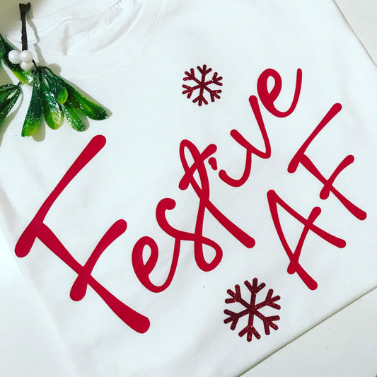 FESTIVE AF TEE